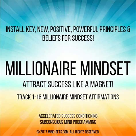 Millionaire Mindset – MIND-SETS