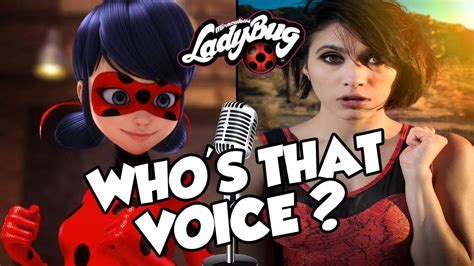 MIRACULOUS LADYBUG Who's That Voice? .. Voice Actors English Edition ...