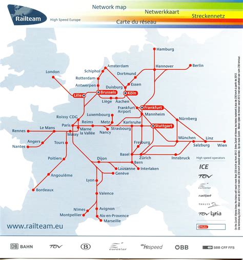 High Speed Rail Map Of Europe In 2023 Europe Map Europe Map | Images ...