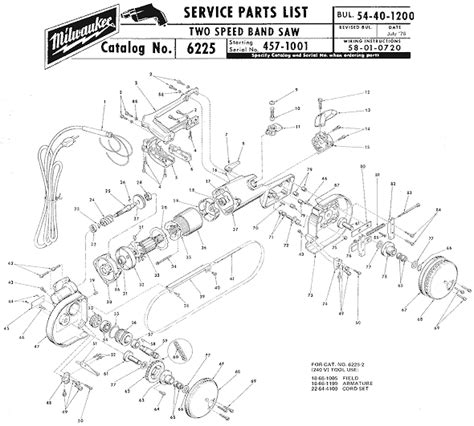 Milwaukee Portable Band Saw Parts Breakdown | Reviewmotors.co