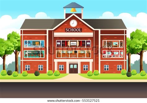 3,944 School Building Clipart Images, Stock Photos, 3D objects ...