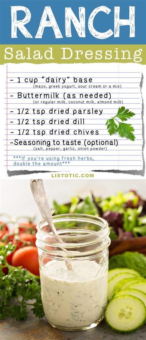 8 Basic Salad Dressing Recipes (easy and homemade!)