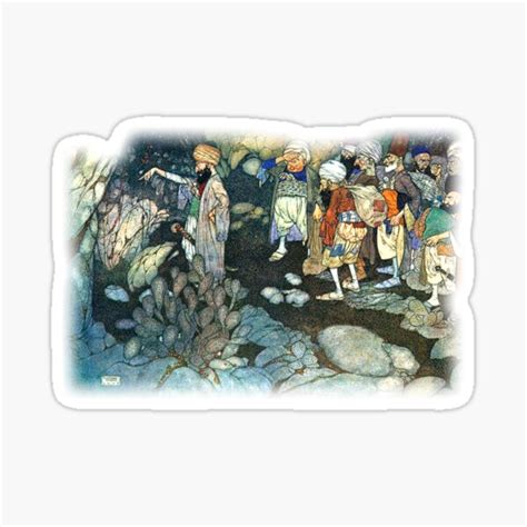 "OPEN SESAME - A Fairytale Image from the Arabian Nights" Sticker for ...