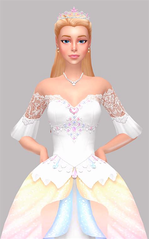 Sims 4 Princess Hair