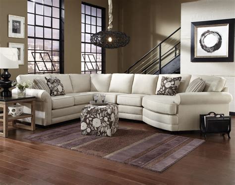 England Brantley 5 Seat Sectional Sofa with Cuddler | Rooms and Rest ...