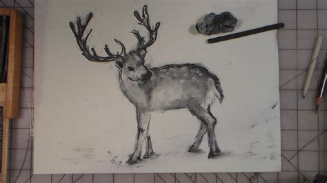 how to draw a reindeer - YouTube