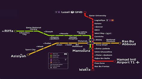 Doha Metro , Qatar: Map, Stations, Route, Fare, Timings Info