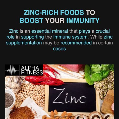 Zinc-rich foods to boost your immunity - AlphaFitness