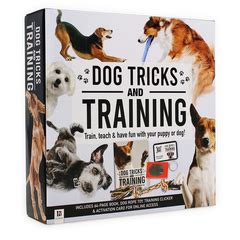 dog tricks & training kit with book | let go & have fun