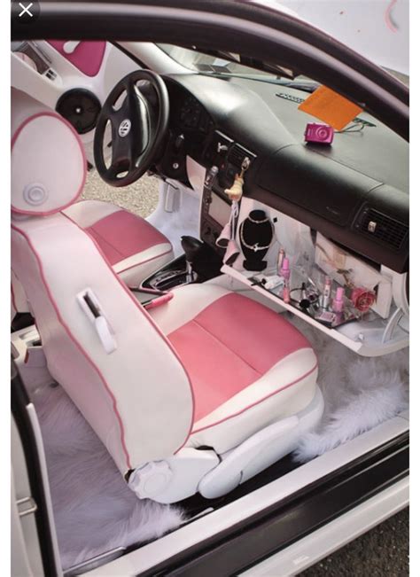 Cute car interior decor | Pink car interior, Luxury car interior ...