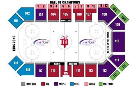 Saints Tickets Seating Chart: A Visual Reference of Charts | Chart Master