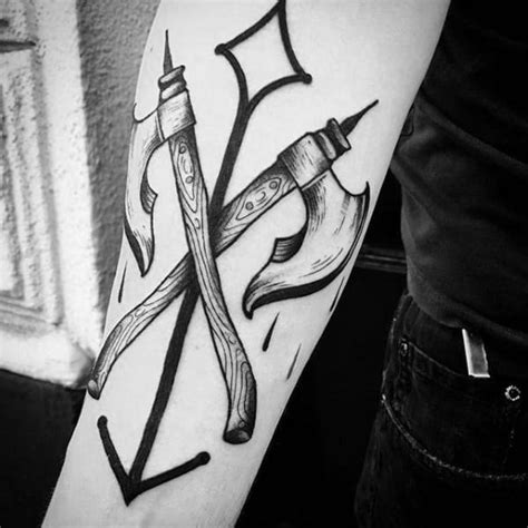 Viking Axe Tattoo Outline 31 viking tattoos to inspire the norse in you