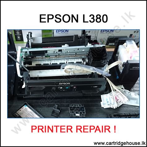 Epson L380 Printer Repair & Service - CartridgeHouse.lk