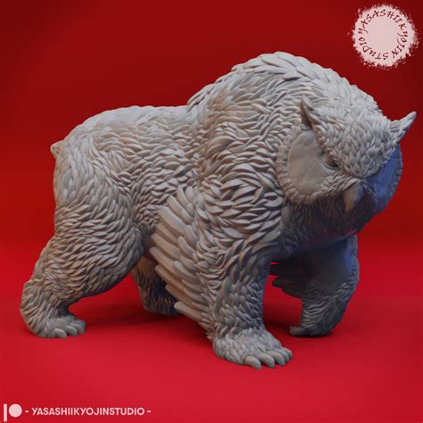 Free STL file Owlbear - Tabletop Miniature 🎲・Template to download and ...