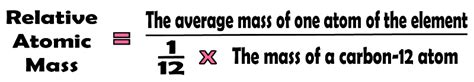 Relative Atomic Mass | TUTOR SPM