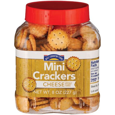 Hill Country Fare Cheese Mini Crackers - Shop Crackers & Breadsticks at ...