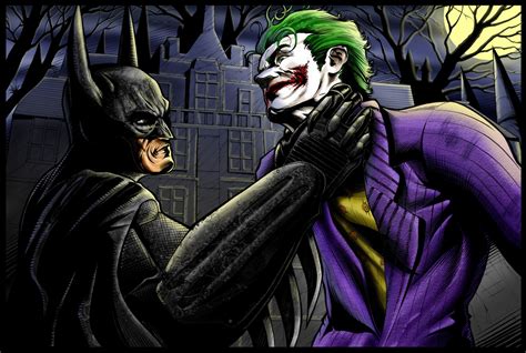 Wallpaper : illustration, Joker, comics, Batman Arkham Asylum, darkness ...