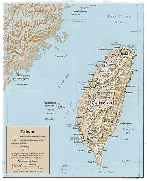 Taiwan Map Tourist Attractions - ToursMaps.com