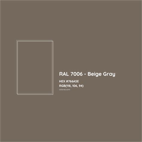 About RAL 7006 - Beige Gray Color - Color codes, similar colors and ...