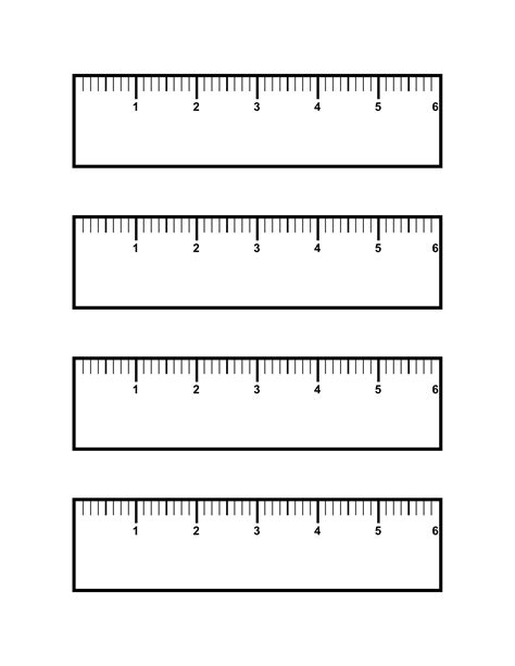 Blank Ruler Templates | Activity Shelter