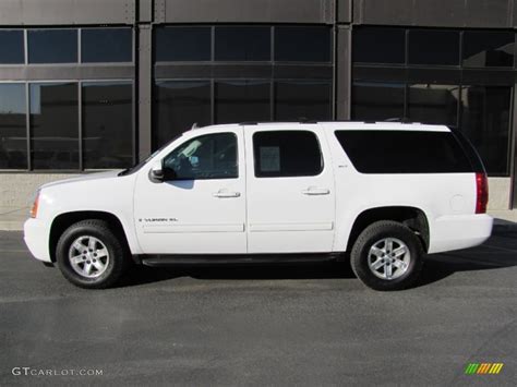 Summit White 2009 GMC Yukon XL SLT 4x4 Exterior Photo #55532918 ...