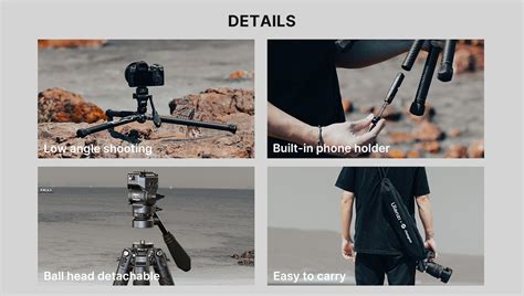 Ulanzi F38 Quick Release Video Travel Camera Tripod 3318 – ULANZI