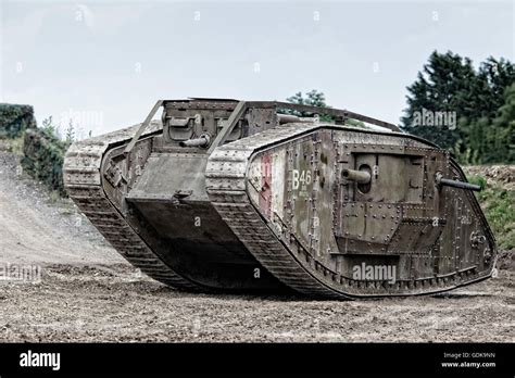 Replica mark iv world war one tank bovington tank museum hi-res stock ...