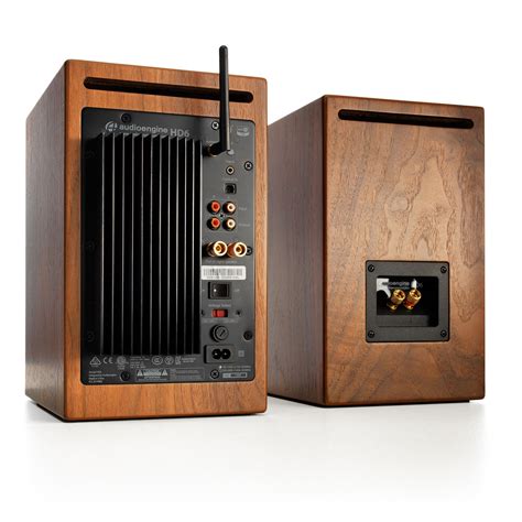 Audioengine: HD6 Powered Bluetooth Speakers - Walnut – TurntableLab.com