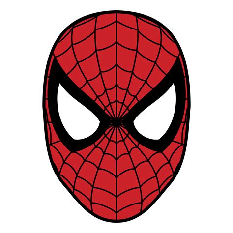 Spider-Man Mask Logo PNG Transparent Image