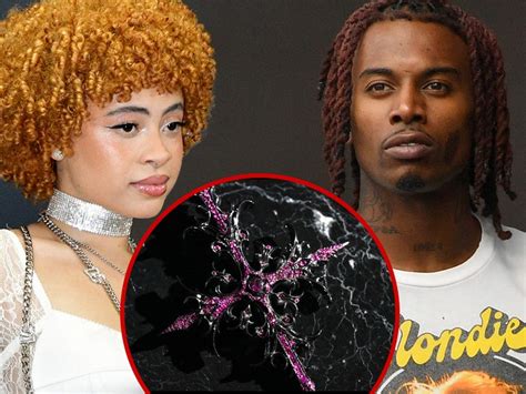 Playboi Carti Gifted Ice Spice Her 'Demonic' Upside-Down Pendant - Yo ...