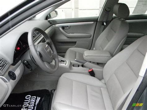 Light Gray Interior 2008 Audi A4 2.0T quattro S-Line Sedan Photo ...