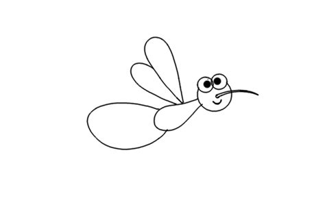 How to Draw a Mosquito Step by Step for Kids