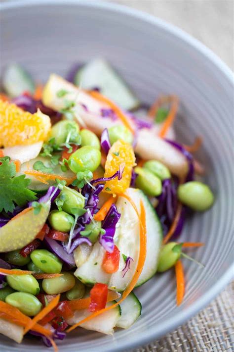 Asian Pear Salad with Orange Ginger Dressing | Jessica Gavin