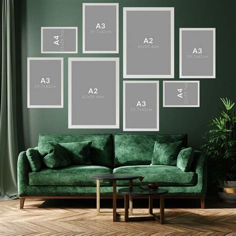 8 piece white wooden picture frame set 2x a2 4 x a3 frame 2 etsy – Artofit