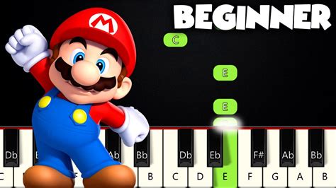 Super Mario Theme | BEGINNER PIANO TUTORIAL + SHEET MUSIC by Betacustic ...