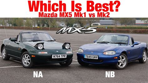 Mazda MX5 Mk1 vs Mk2 - Which Sports Car Is Best? (NA 1.8/NB 10th ...