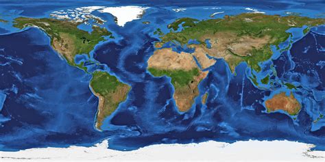 Map Earth Continents - Share Map