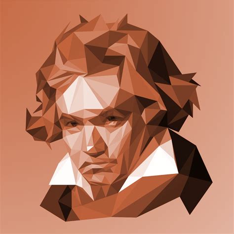 Low Poly Portraits of Classical Composers | Skillshare Projects