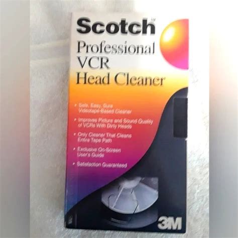 Scotch Dry Type VCR Head Cleaner Tape - Etsy