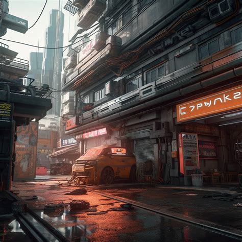 Cyberpunk Street - Level Concept Art by wonderlandartworks on DeviantArt