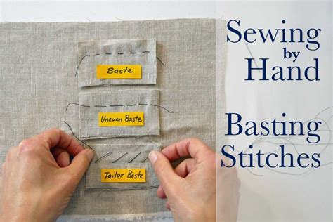 Sewing by Hand – Even Basting, Uneven Basting & Tailor Basting – The ...