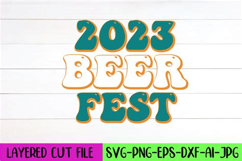 2023 Beer Fest Retro SVG Design Graphic by Artistrner · Creative Fabrica