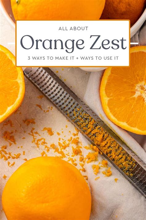 Orange Zest - How to Make It and Ways to Use It - 40 Aprons