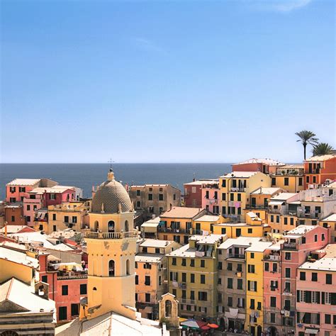 Vibrant hues of Vernazza above the Mediterranean Sea | Flickr