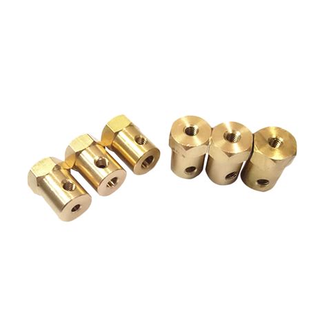 Hexagonal Brass Coupling length 18mm Hex Connector Robot Accessories ...