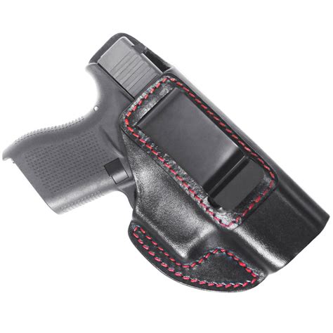 Fits Glock 43 IWB Leather Holster Right Handed Conceal Carry CCW For ...