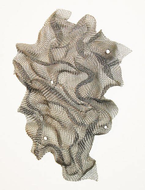 wire mesh abstract art wall hanging sculpture by HumanScaleStudio, $55. ...