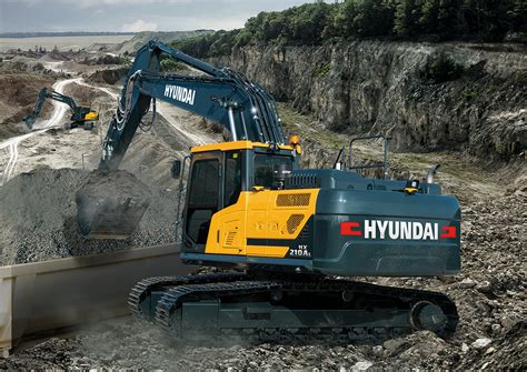 Hyundai enters the 20-ton excavator class with the new HX210A