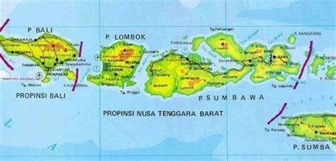 Peta Bali dan Nusa Tenggara Barat - Spion Pulau Lombok | Facebook