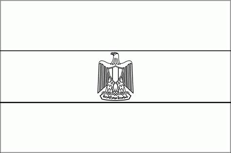 Egypt Flag Coloring Page - Coloring Home